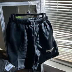 Black And Grey Essential Shorts