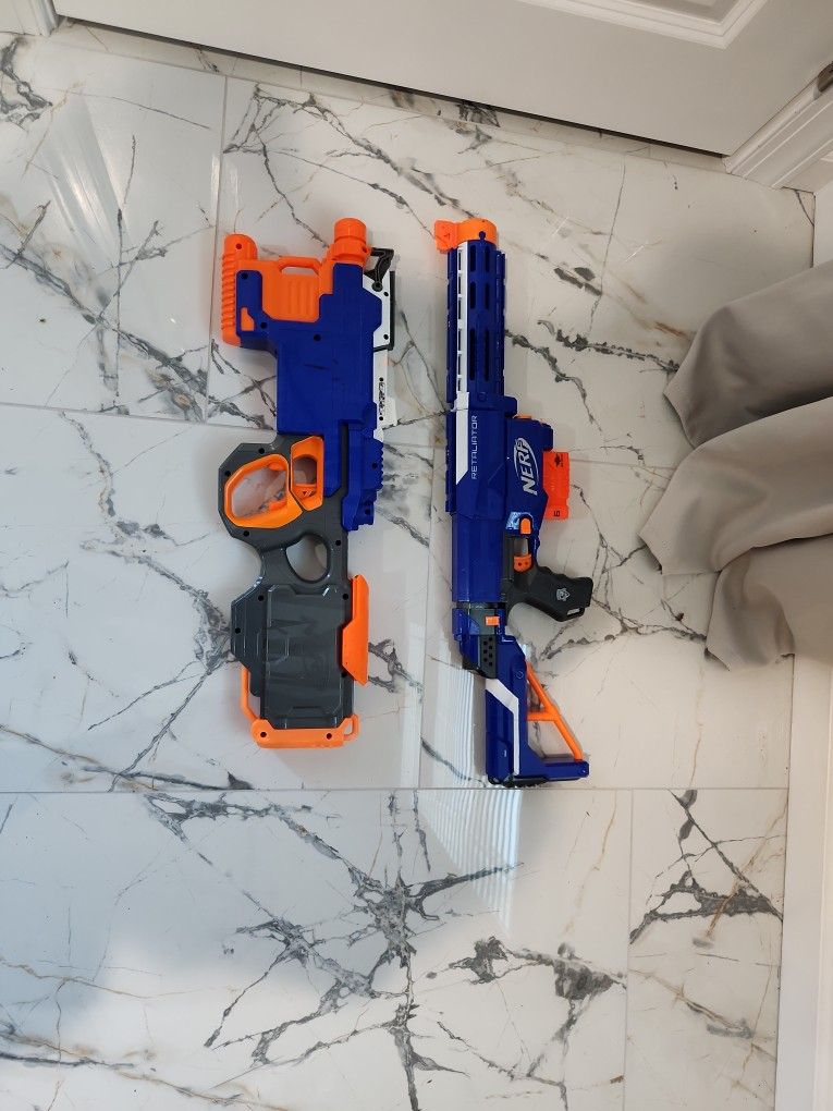 Nerf Guns ( Retaliator And Hyperfire)