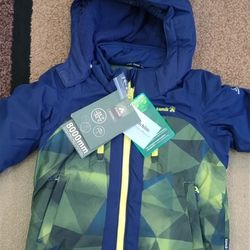 Kamik Jeremy CB Insulated Boys Winter Ski Snow Jacket Size 2 Kids