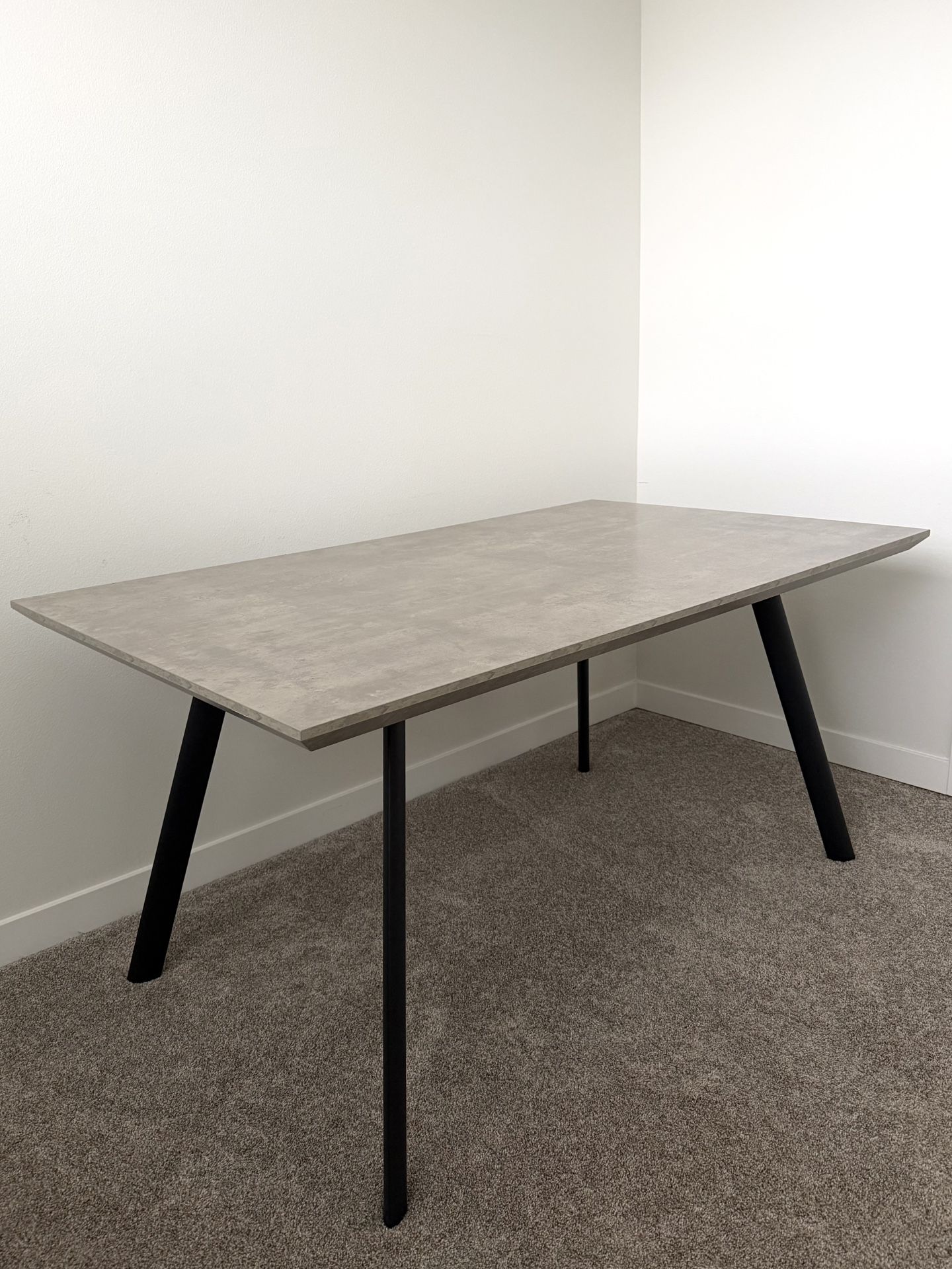 Modern Rectangular Wood Dining Table