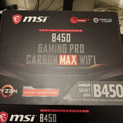 B450 Gaming Pro Carbon Max WiFi Motherboard   