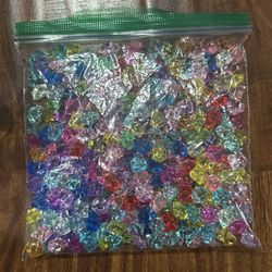 Vibrant Multicolor Acrylic Gems - Bulk Pack