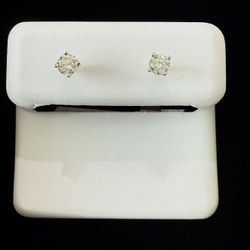 14K  Diamond Earrings 