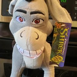 Shrek 3 DreamWorks Plush Donkey 2017 Great Condition