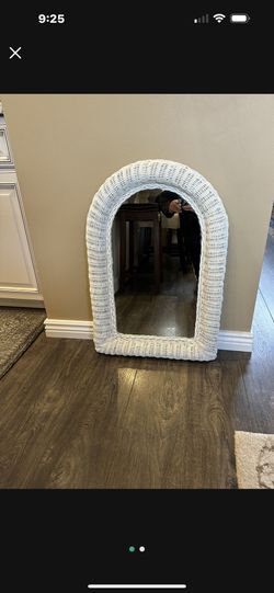 Wicker Mirror 