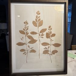 Painting w/ Dark Wood Frame
