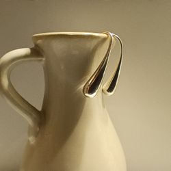 Sterling Silver Teardrop Earrings 