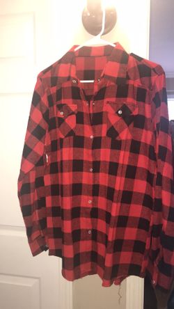 Men buffalo plaid shirt