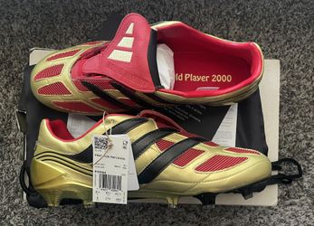 Adidas Predator Precision Elite FG Zidane 2000 Player Of The World Gold Limited Edition Made In Scheinfeld Germany Men’s Size 9 