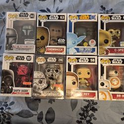 Star Wars Funko POP Lot