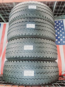 💰 Best deals are ca$h in person 4 USED TIRES LT285/60R20 FIRESTONE TRANSFORCE A/T 285 60 20
