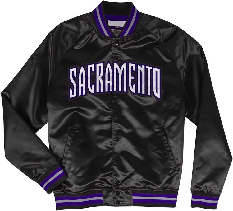 Black Sacramento Kings Jacket Size M