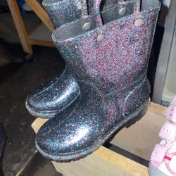Glittery Girls’ Rain boots 