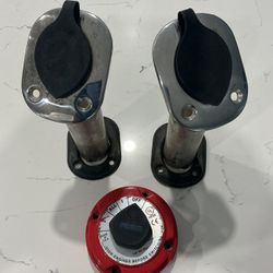 Two Rod Holder For Boat