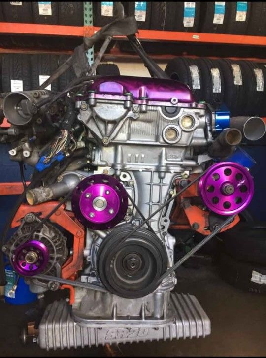 Fully Build SR20DET Turn Key Complete Swap With Apexi Power FC And 5 Speed Transmission Exedy Twin Plate Clutch.