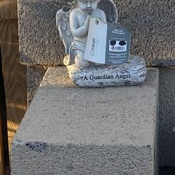 A Guardian Angel Statue