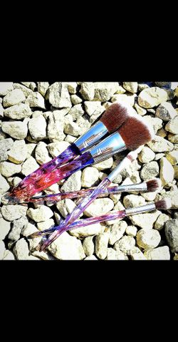 5Pcs crystal 🔮 makeup brush set