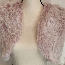 Vest -Faux Fur -pink