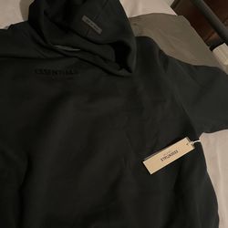 Essentials hoodie black