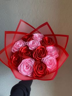 Satin Flower Bouquets