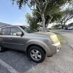 HONDA, PILOT, EX-L  BEIGE 