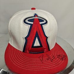 LA Angels Signed Hat - Packy Naughton & Jhonathan Diaz Autographs - 2021 Rookies