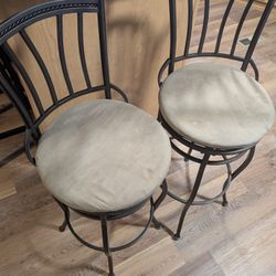 Two Swivel Barstools