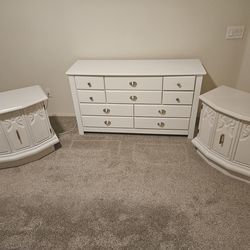 Dresser and 2 night stands