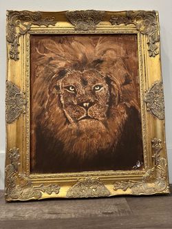 Painting Lion Head