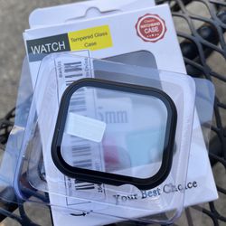 Apple Watch Black Protective Case With Glass Screen 45mm And 49mm