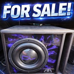 Fi Audio HUGE 10" Subwoofer In Custom Built Ported Enclosure 