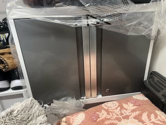 New age garage cabinets x3 pro series white and charcoal