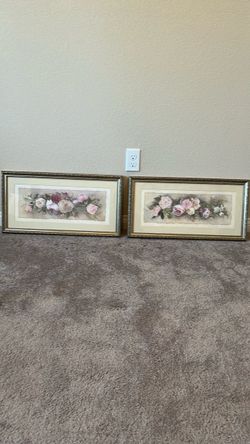 Two 13” x 25” prints with frame