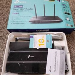 TP-LINK WiFi Router AC1750 Wireless Dual Band Gigabit (Archer C7), Router-AC1750