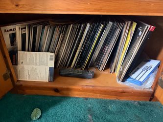 Mystery Vintage Laser Discs stack