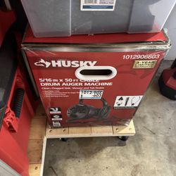 Husky 50ft Drum Auger Machine – Used Ones  in Box $250 OBO