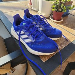 Adidas Pureboost 22 Men Size 10 BLUE Running Shoes