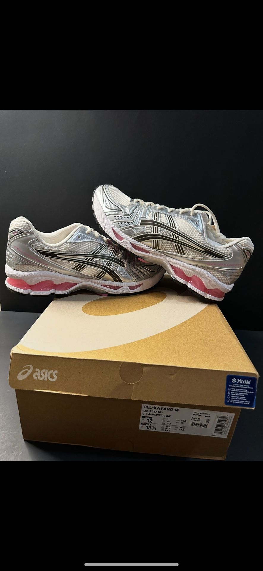 BRAND NEW ASICS GEL KAYANO 14 “CREAM SWEET PINK” FOR SALE! MEN