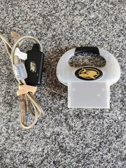 Mad Catz GameShark Clear Karabiner Gameboy Advance GBA- Tested- W/Transfer Cable