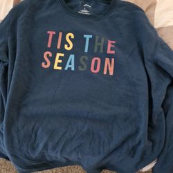 Sonoma Maternity Christmas Sweatshirt Size L