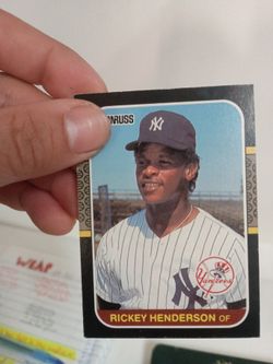 Ricky Henderson Card 5 Dollars