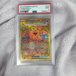 PSA 9 2023 Gold Charizard EX 