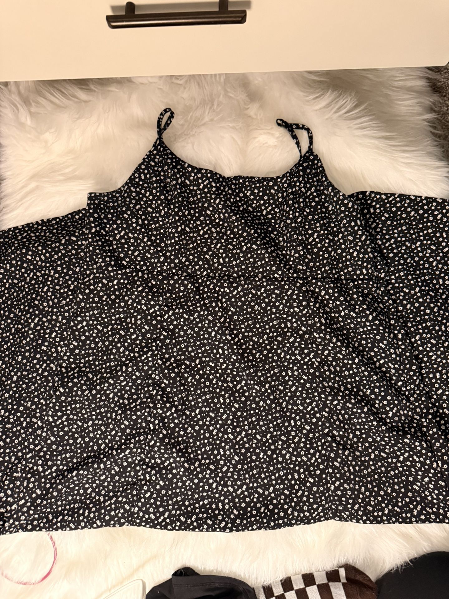 Black Floral Summer Dress