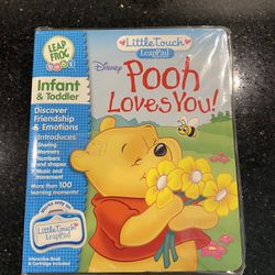 Leap Frog Baby Little Touch Leap Pad Disney Pooh Loves You! NEW