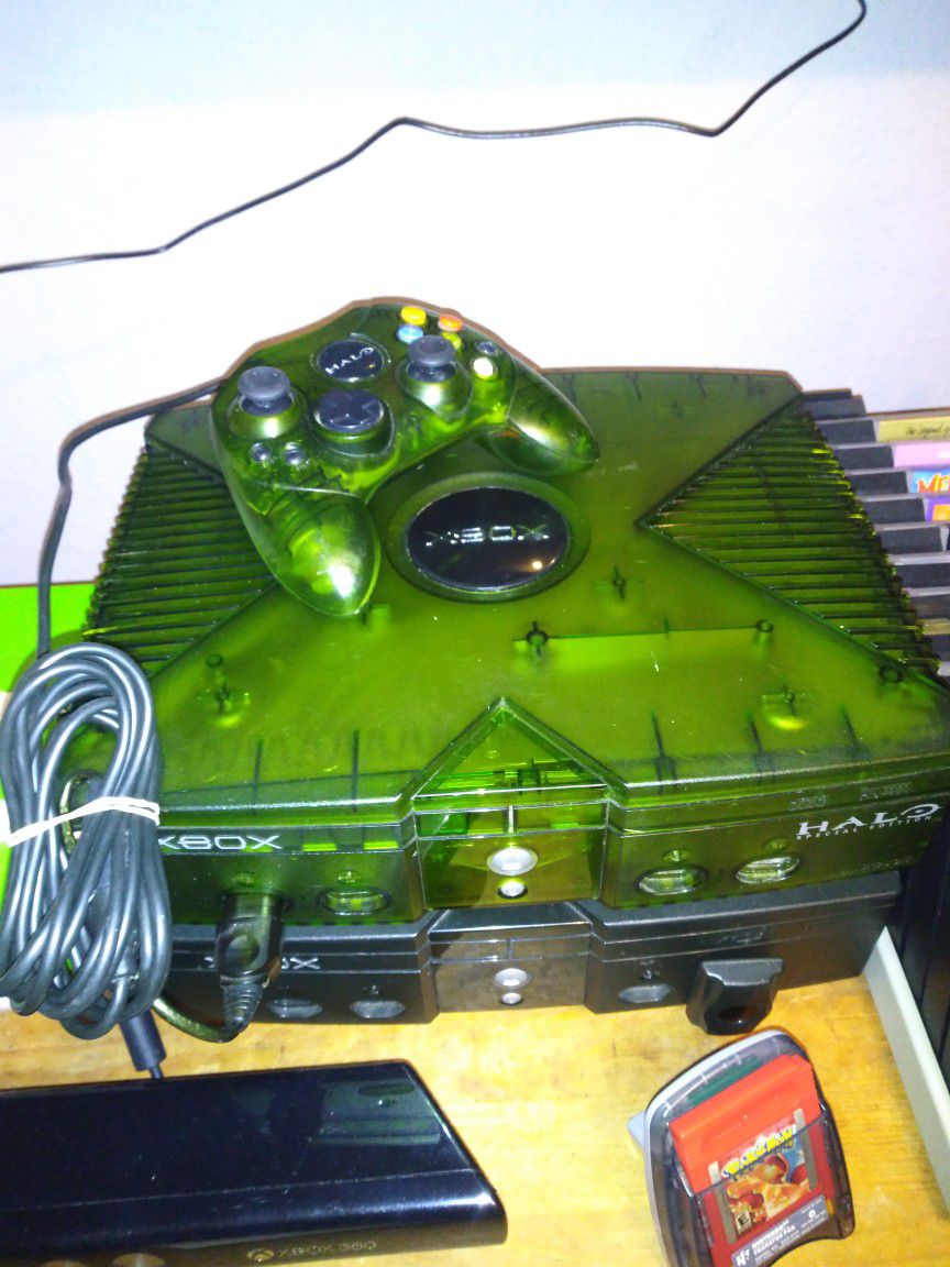 Jungle Green Halo Xbox Original