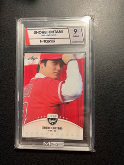 Ohtani 2018 Leaf Rookie -Graded 9