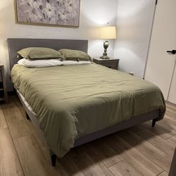 Queen Bed Frame And Mattress 