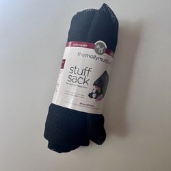 NWT Molly Mutt Dog Bed Stuff Sack, Zippered Mesh Stuff Bag for Dog, Puppy or Cat Bed, Square 20" x 20" x 4"
