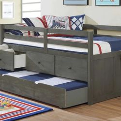 Twin Loft Bed W/ Trundle Brand New In Box 