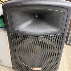 Used Harbinger APS15 Powered 1 Speaker With Stand 